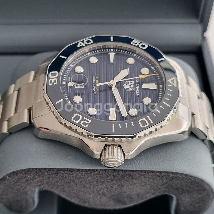 태그호이어 준신형 아쿠아레이서 43mm 청판--4