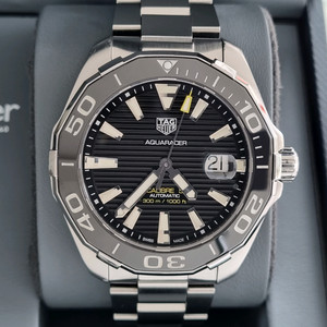 태그호이어 아쿠아레이서 구형 오토 검판 43mm
