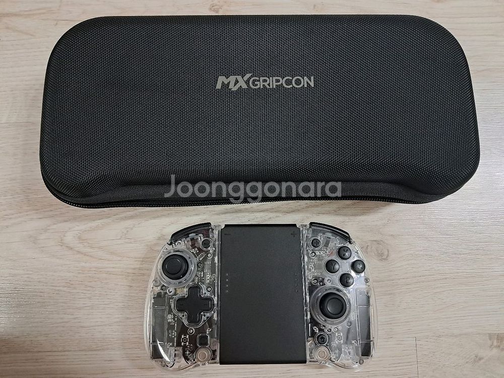 닌텐도 스위치 MX그립콘 투명색 + 전용파우치--0