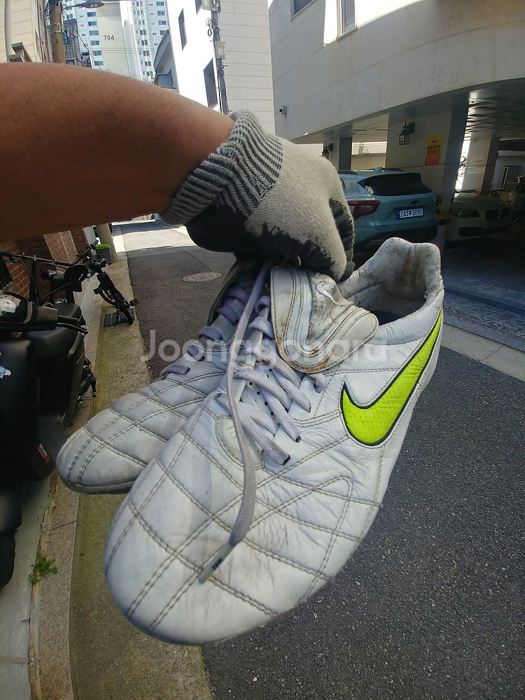 나이키 레전드 SG 265m 화이트색--0