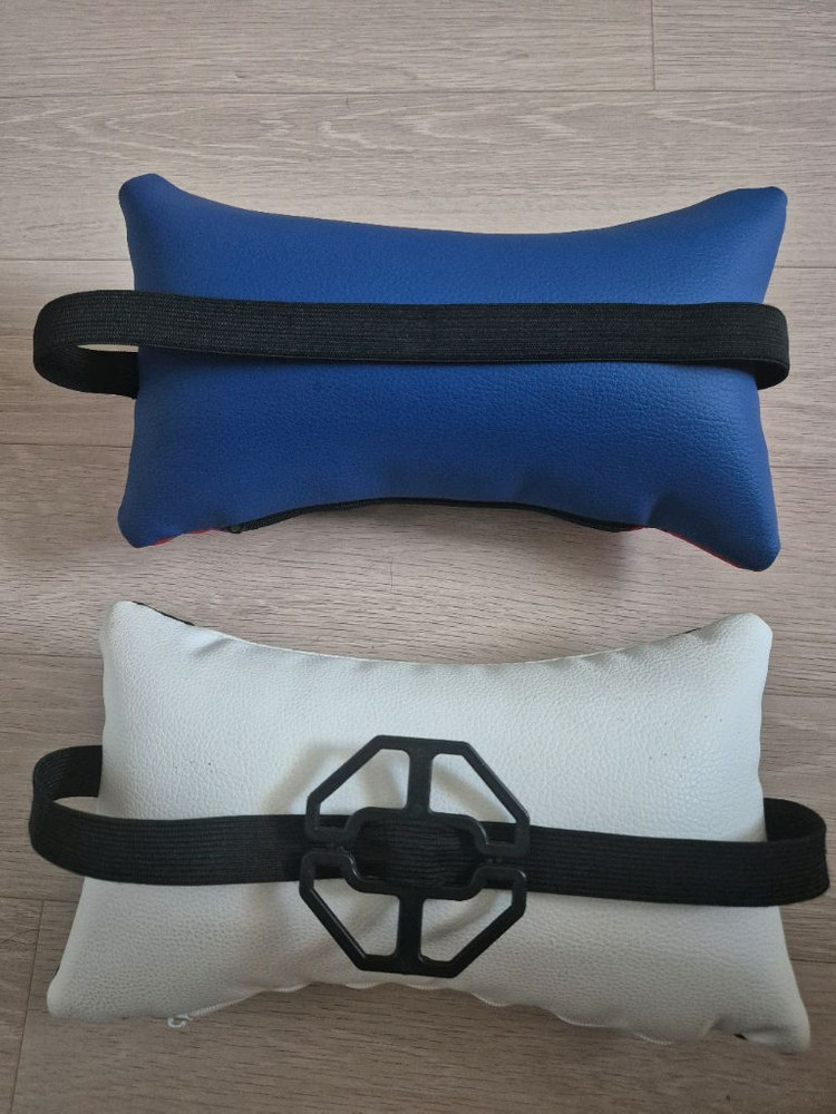 제닉스 게이밍의자 차량용 목쿠션 레알마드리드 바르셀로나--1