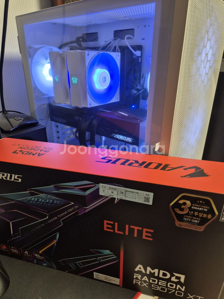 기가바이트 9070XT 어로스 엘리트--0