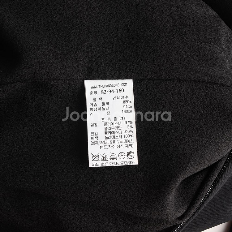 [S]타임 블랙 아이보리 배색 칵테일 롱 원피스 슬립드--6