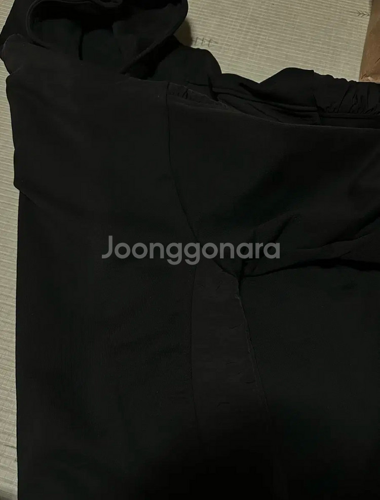 엑스톤즈 블랙 후드티--2