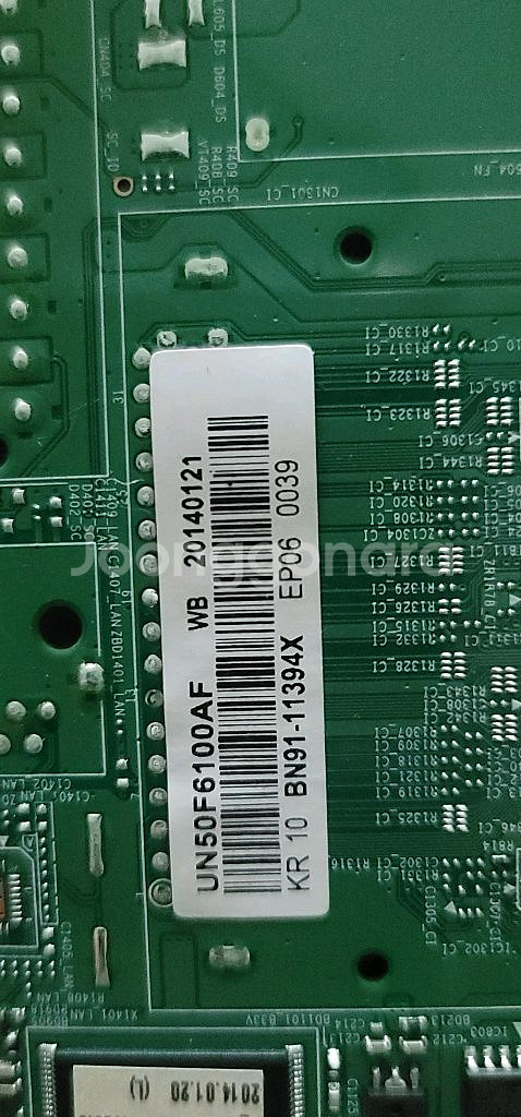 삼성un50f6100 패널파손메인 파워 보드--2