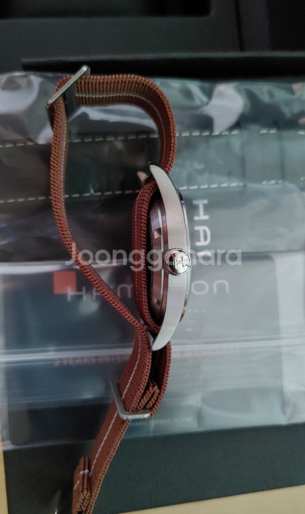 해밀턴 카키 녹판 오토매틱(신품급 컨디션)--1