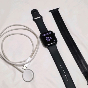 애플워치 시리즈10 46mm gps 제트블랙 팝니다