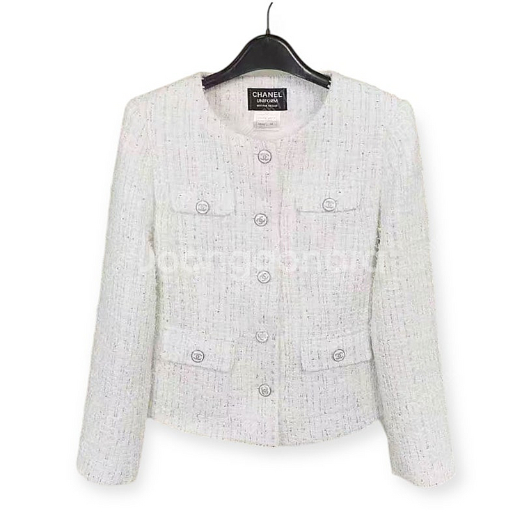 샤넬 트위드 자켓 유니폼 직원용--0