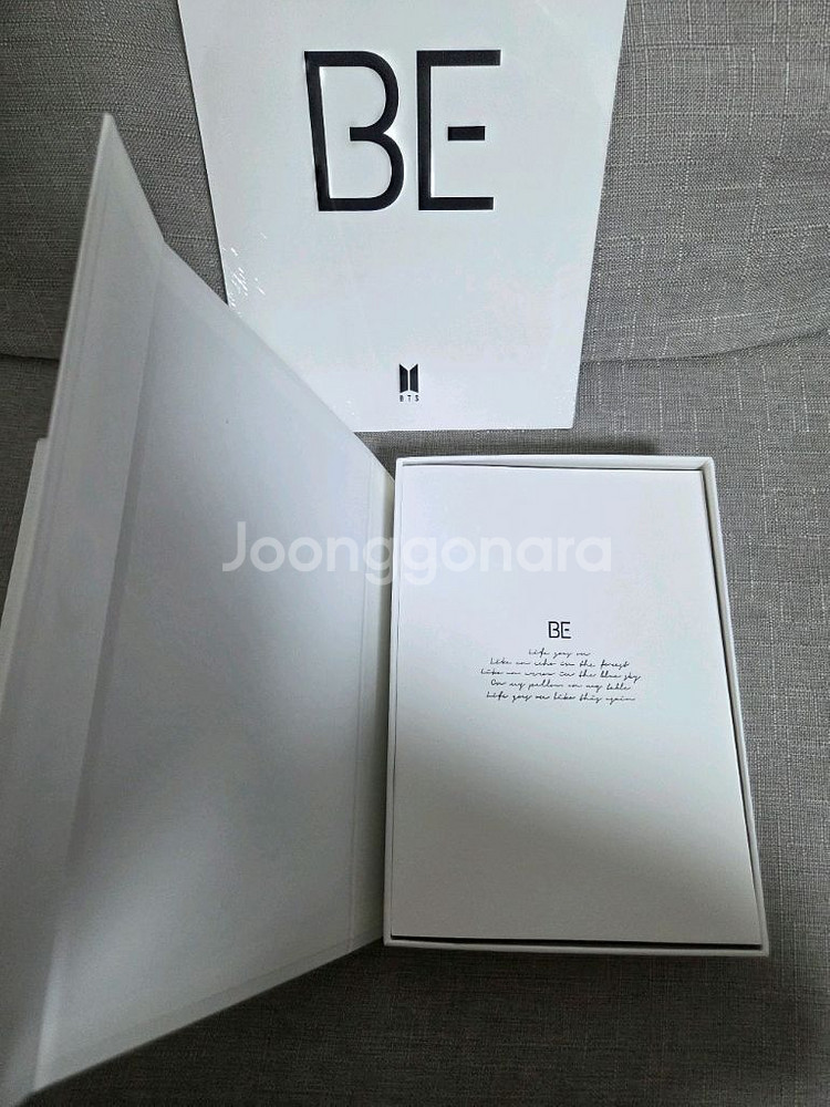 bts 방탄 BE 디럭스 앨범 2개+노트 굿즈 반택포함--1