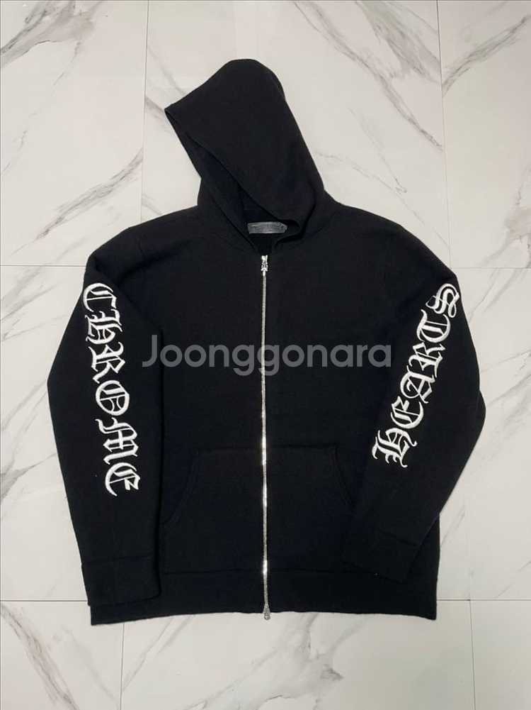 새상품 25SS 크롬하츠 캐시미어 암자수 후드집업 XL--0