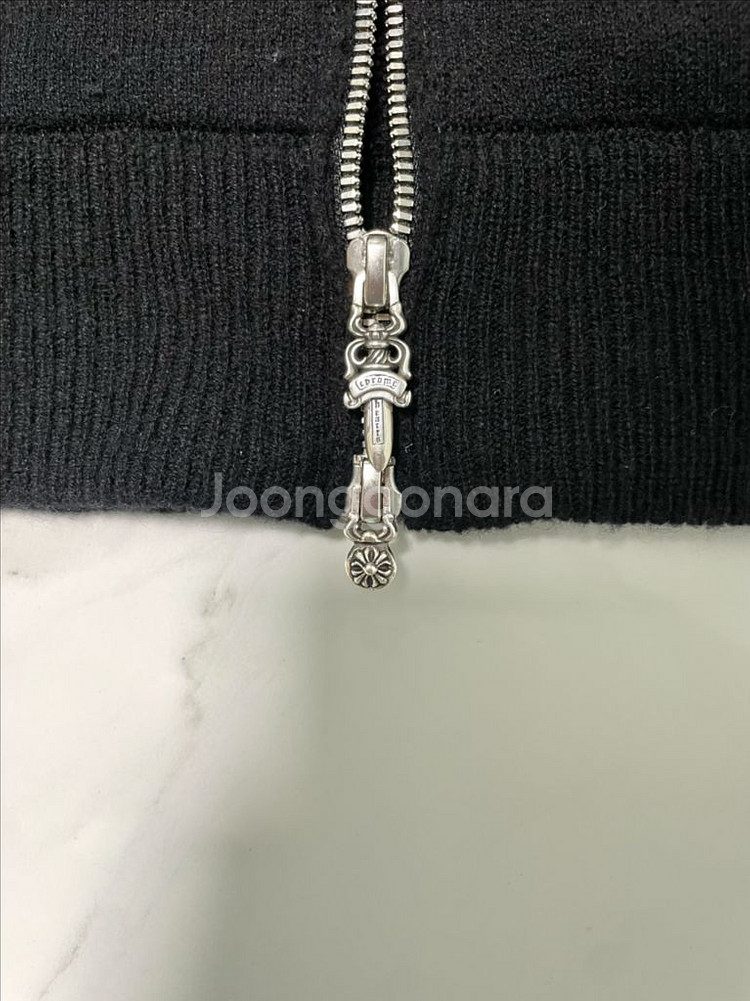 새상품 25SS 크롬하츠 캐시미어 암자수 후드집업 XL--2