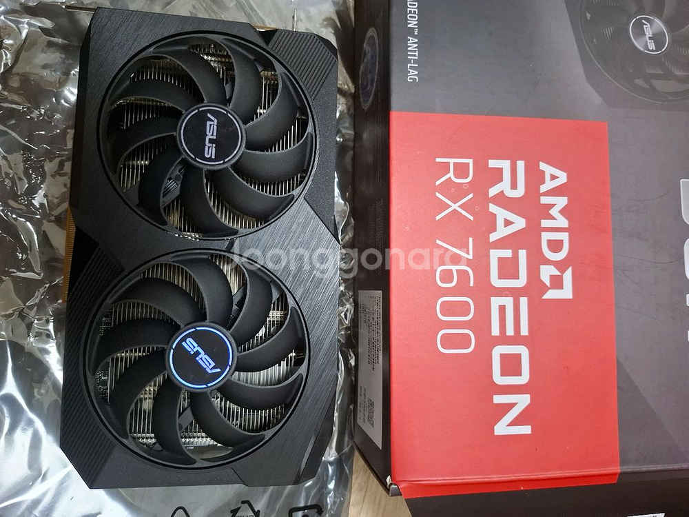 asus dual RX7600--0