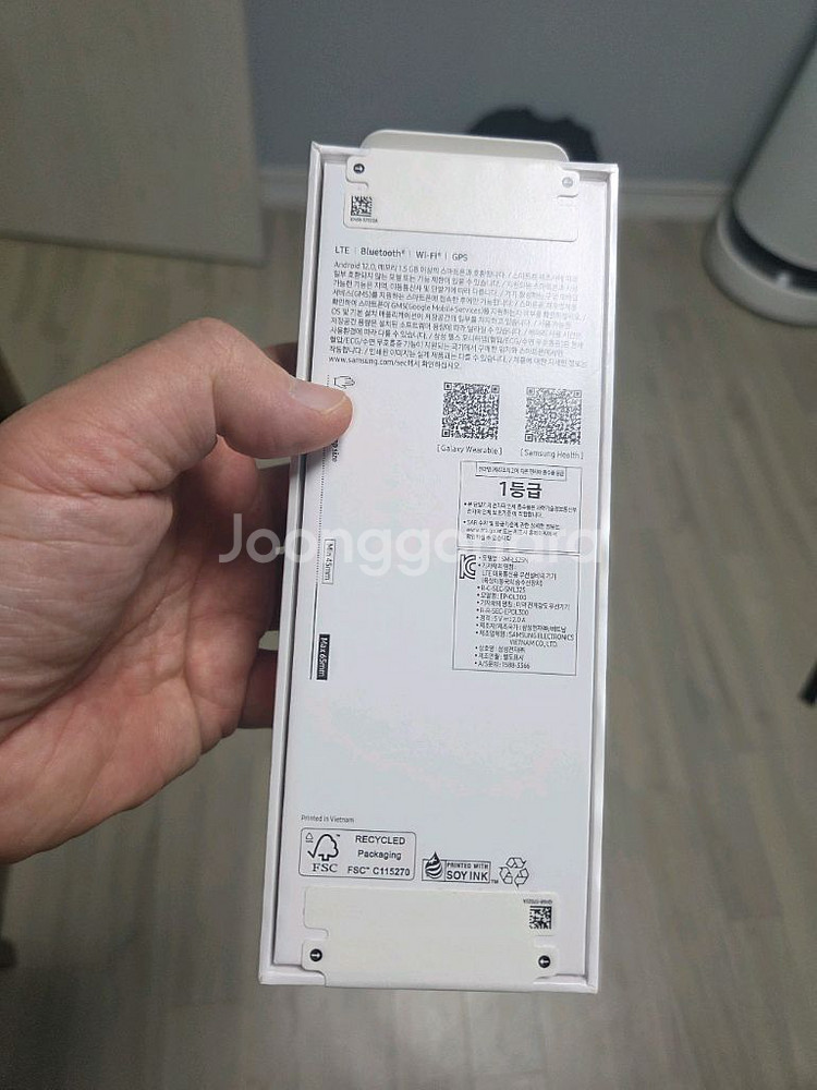 갤럭시워치8 40mm 그라파이트 미개봉--1