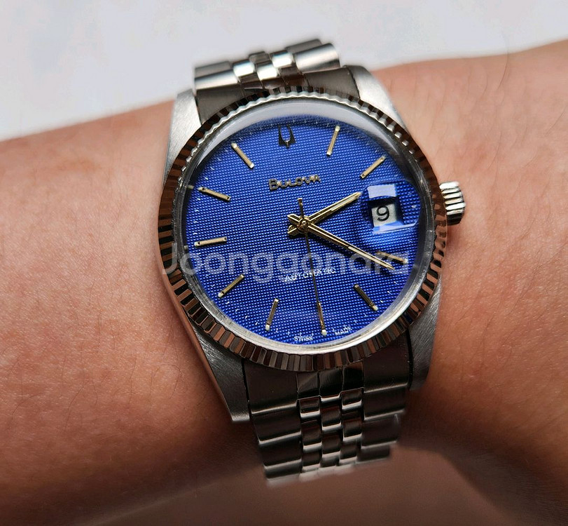 빈티지 부로바 슈퍼세빌 싱글데이트 와플 청판 쥬빌리줄--8