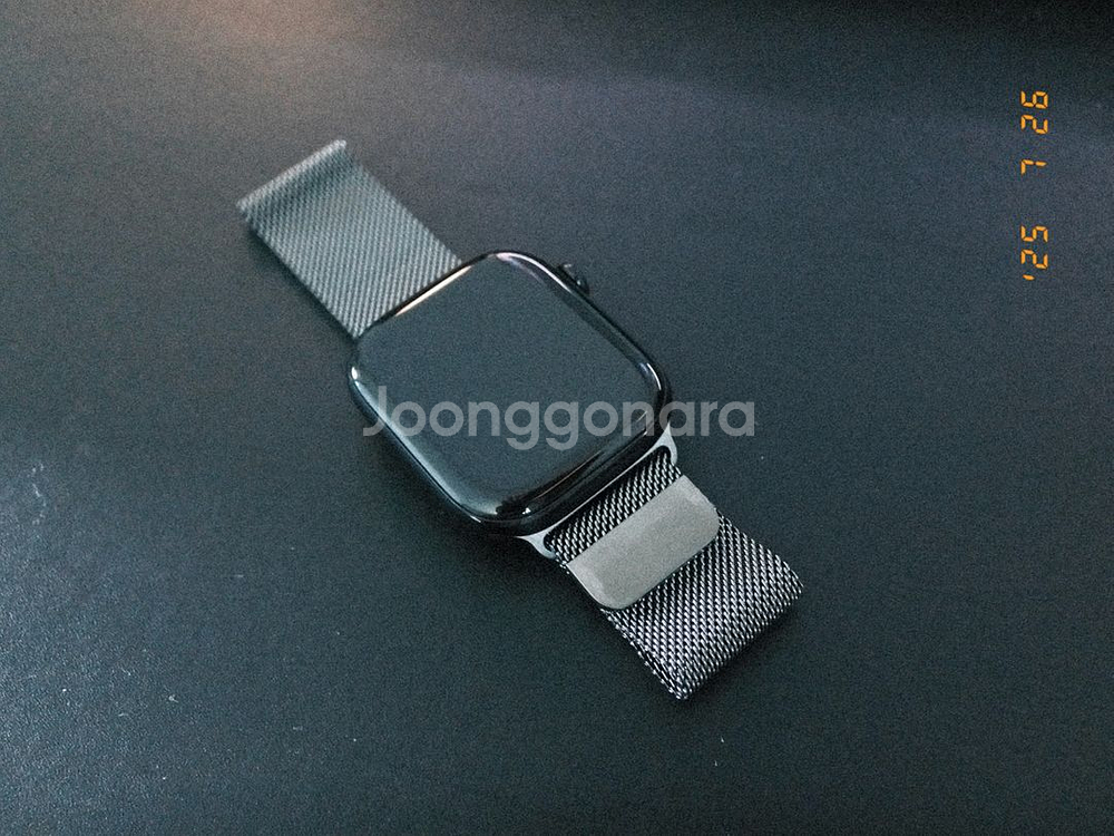 애플워치 10 제트블랙 GPS 46mm + 밀레니즈 루--0