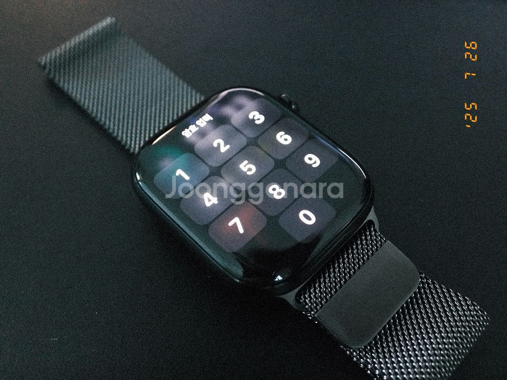 애플워치 10 제트블랙 GPS 46mm + 밀레니즈 루--2