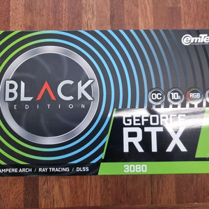 이엠텍 RTX 3080 블랙에디션 그래픽카드
