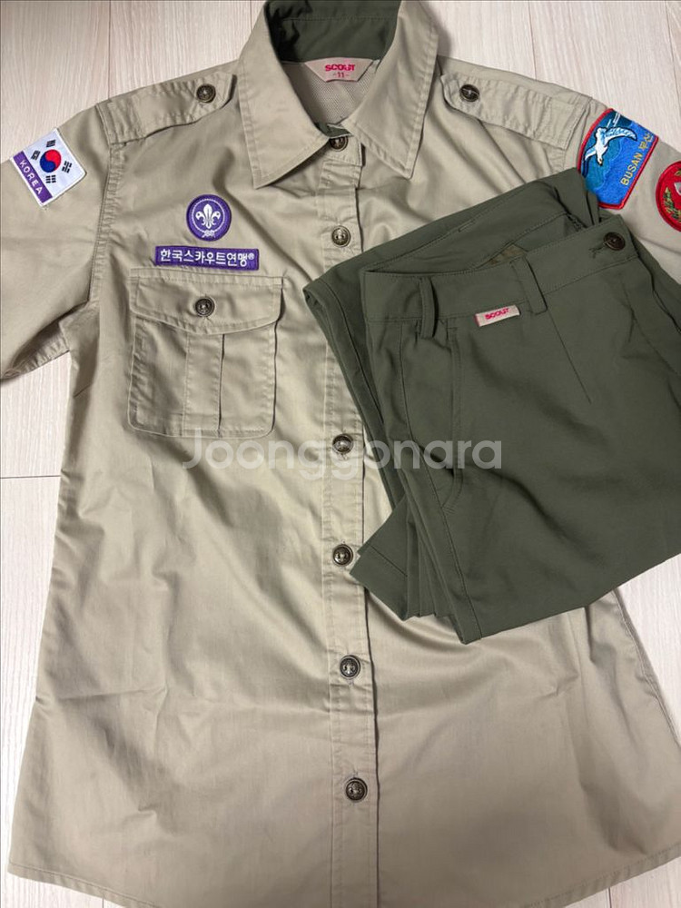 한국스카우트 지도자 단복(여성용)--0
