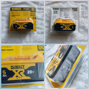 디월트 DEWALT배터리 20v.5ah.100w(새거)