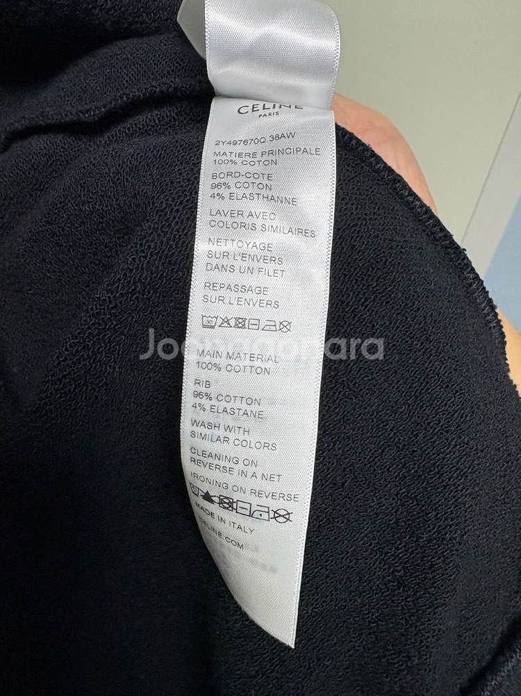 셀린느 검정 후드 집업 새상품 90~95--3