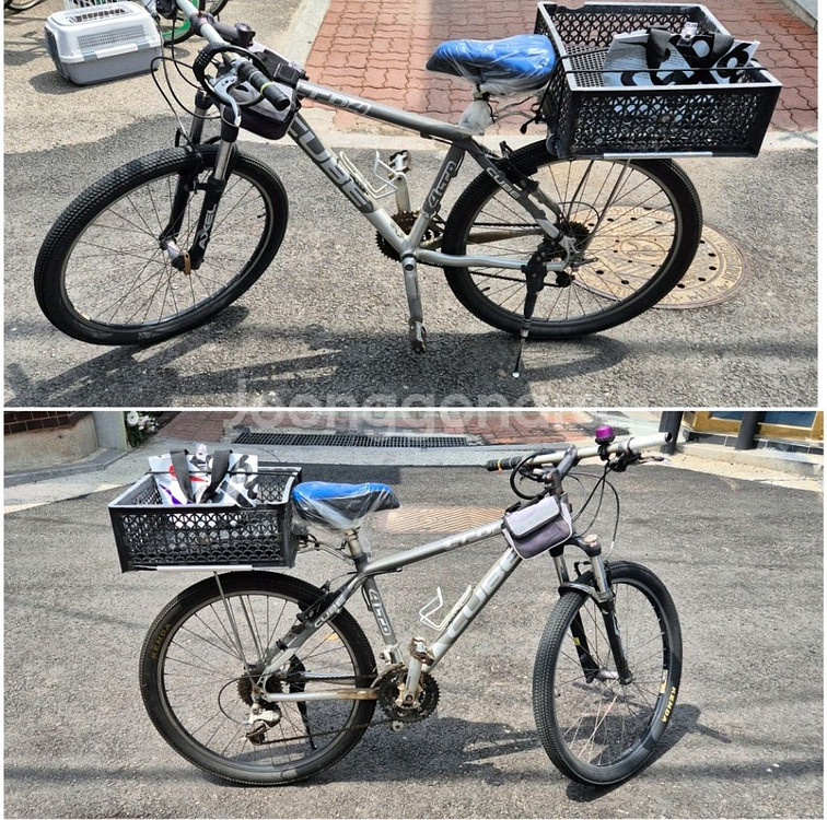 큐브 mtb 하이브리드 산악 자전거--0