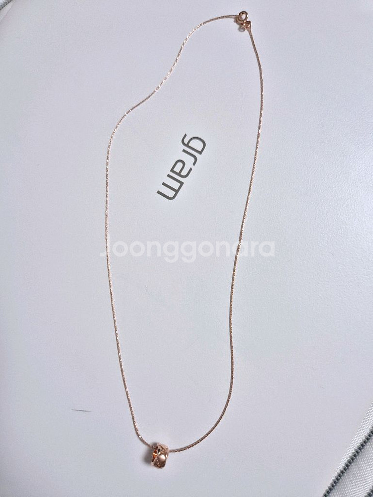 새상품)코코목걸이(925은제품에18k도금)--2