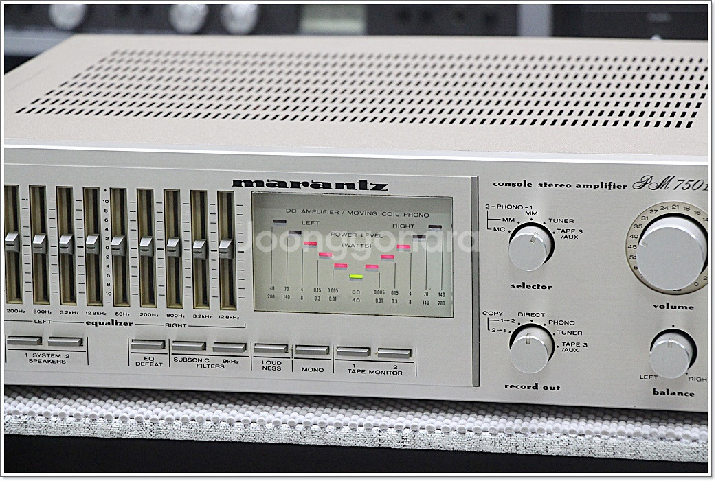 마란츠 A급 아날로그 인티앰프 모델 PM750DC--3