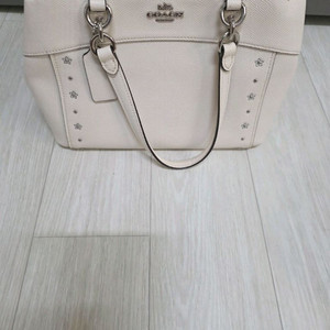 최종가격 코치 아이보리 토트백 겸 크로스백