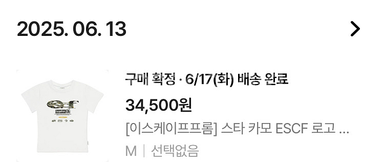 이스케이프프롬 카모 슬림핏 반팔티 M--2