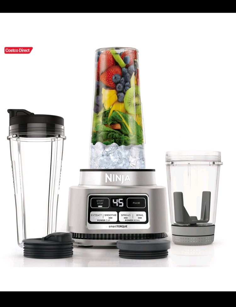 닌자 푸디 파워 뉴트리 듀오 블렌더--0