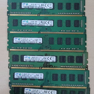 삼성메모리 ddr3 12800u 4gb*6개