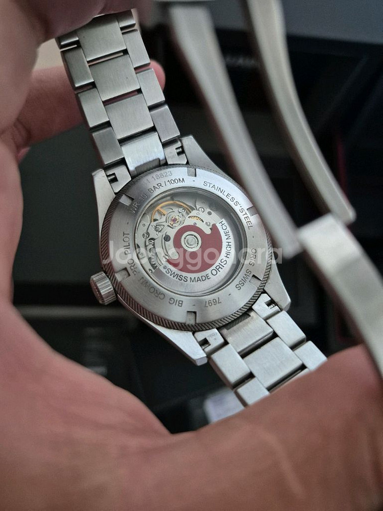 라도 캡틴쿡 42mm 오리스 빅크라운 프로파일럿 41m--3