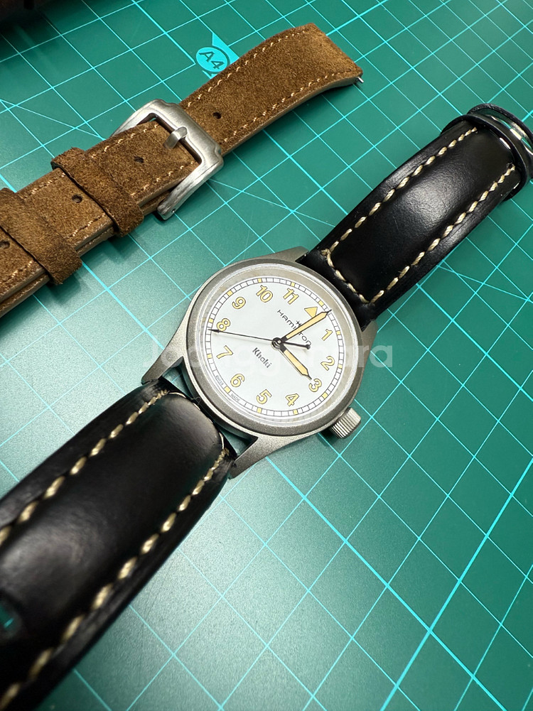 해밀턴 카키필드 33mm 풀박 s급--0