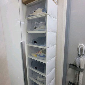 10개 일괄 조립식 신발 정리함 슈케이스 운동화 수납함