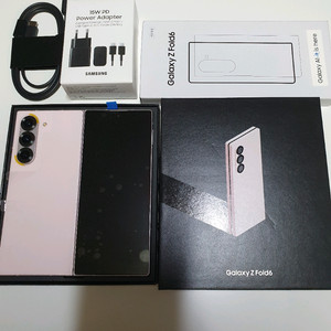 갤럭시 폴드6 핑크 자급제 256GB 올갈이