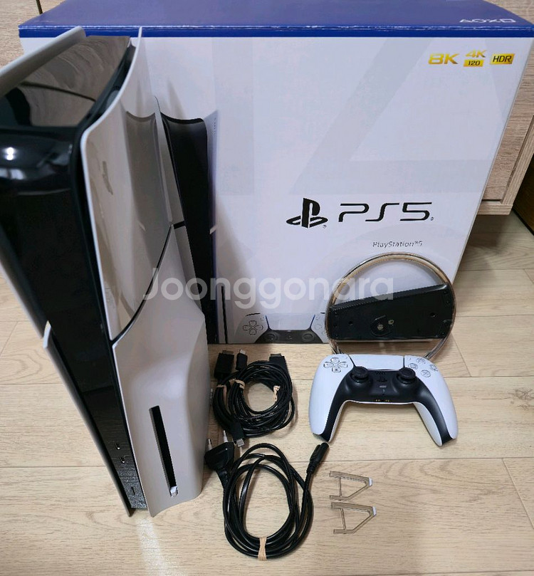 PS5 2018A 플스5 슬림디스크 에디션+수직거치대--1