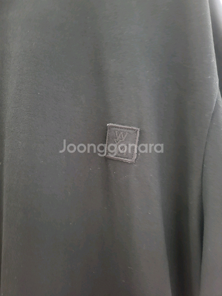 정품 우영미 나비 백로고 반팔티 S급--4