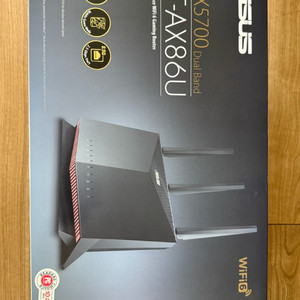 아수스 ax86u wifi6 공유기 박스