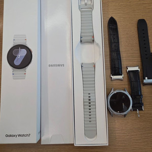 갤럭시워치7 44mm 실버(LTE) 자급제 커스텀베젤