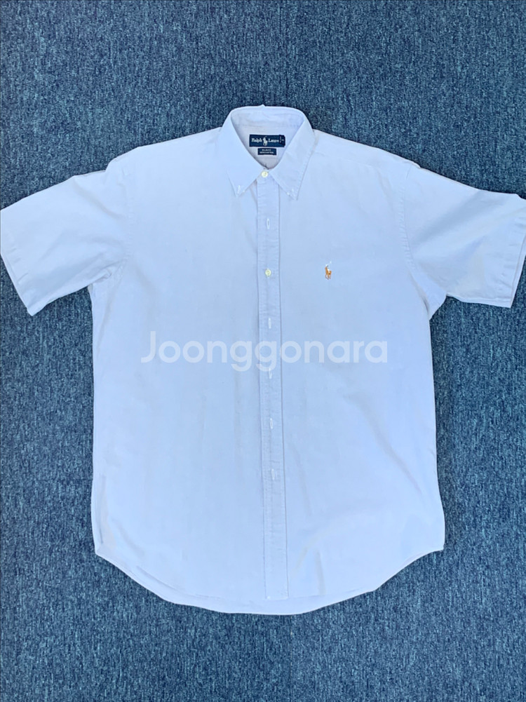 폴로 랄프로렌 하늘색 반팔셔츠 XL--1