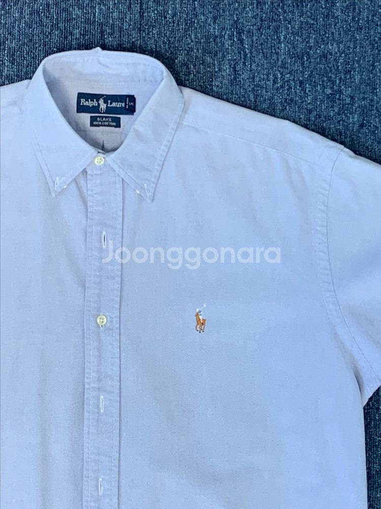 폴로 랄프로렌 하늘색 반팔셔츠 XL--0
