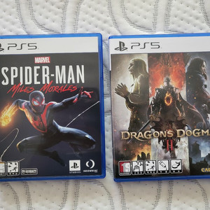 PS5 드래곤즈도그마2,스파이더맨 모랄레스 팝니다