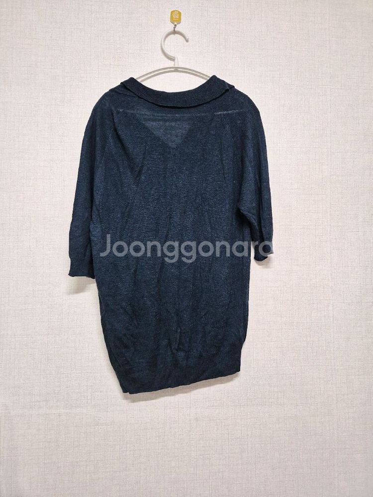 카라 반팔 티셔츠--1