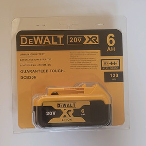 디월트 DCB206 20V 6Ah XR 배터리