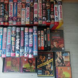 희귀 비디오테이프 dvd cd 총36장