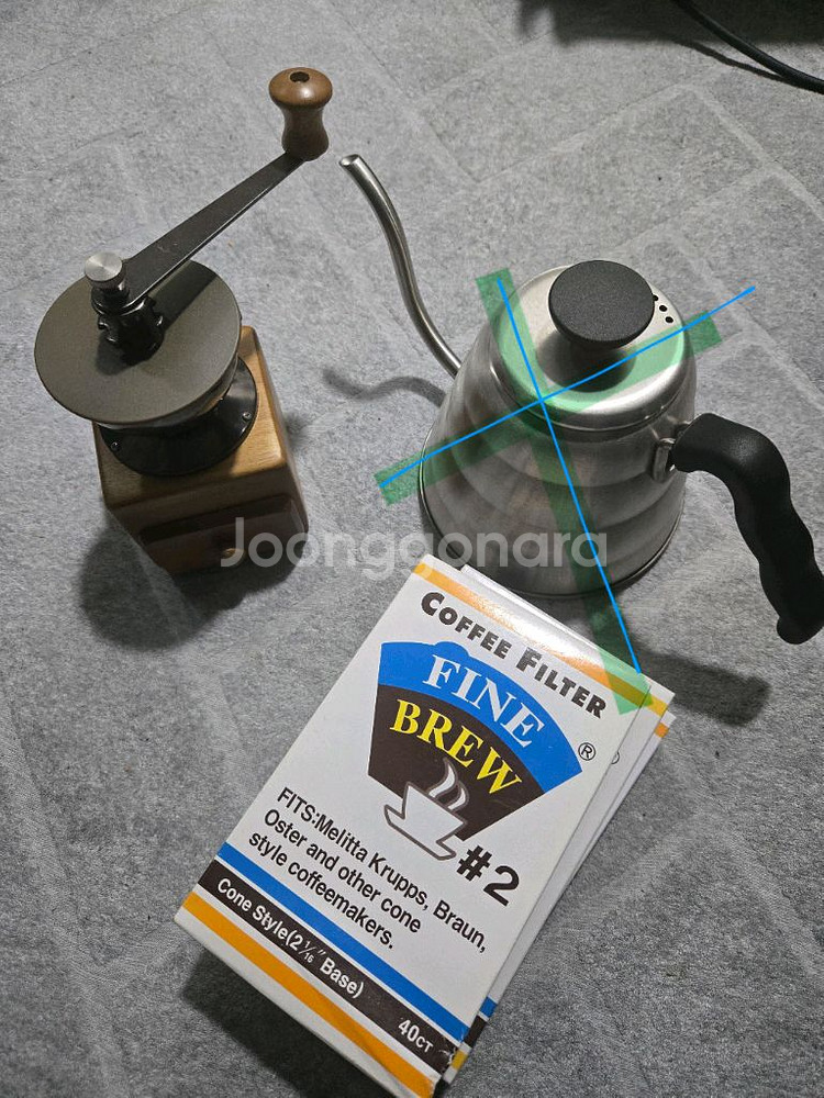 하리오 원목 핸드밀 수동 그라인더--1