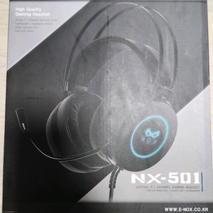 녹스 NX-501 헤드셋 판매합니다.
