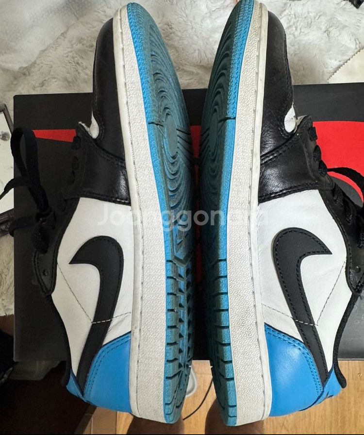 에어조던1 로우 OG 다크 파우더블루 255사이즈--3