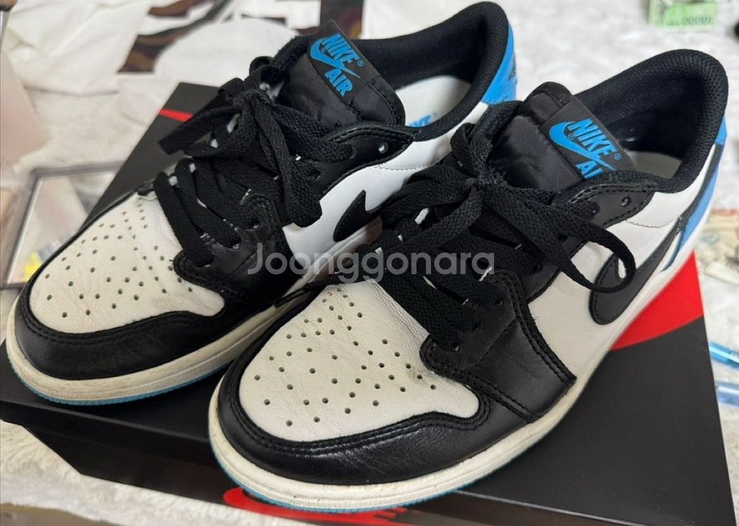 에어조던1 로우 OG 다크 파우더블루 255사이즈--1