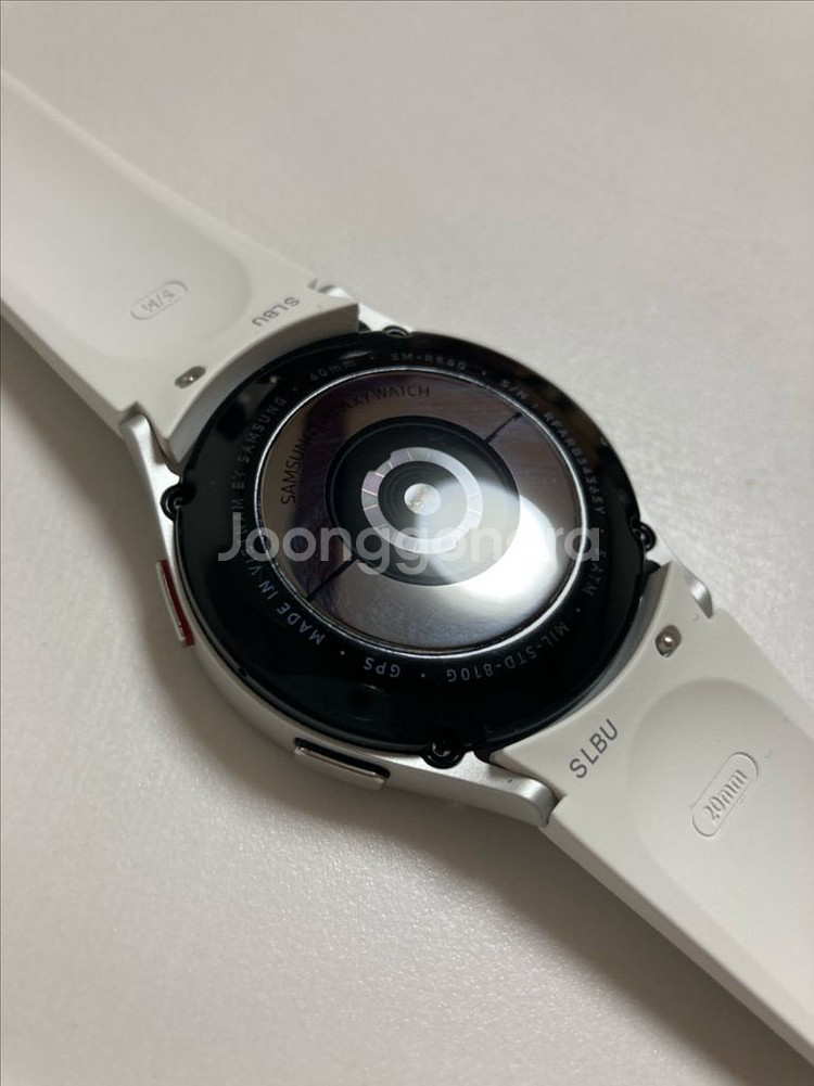 갤럭시 워치4 40mm 실버 배터리 한달전 교체 제품--3